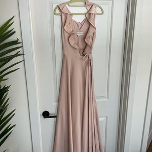 BHLDN SACHIN & BABI dress in the color oyster